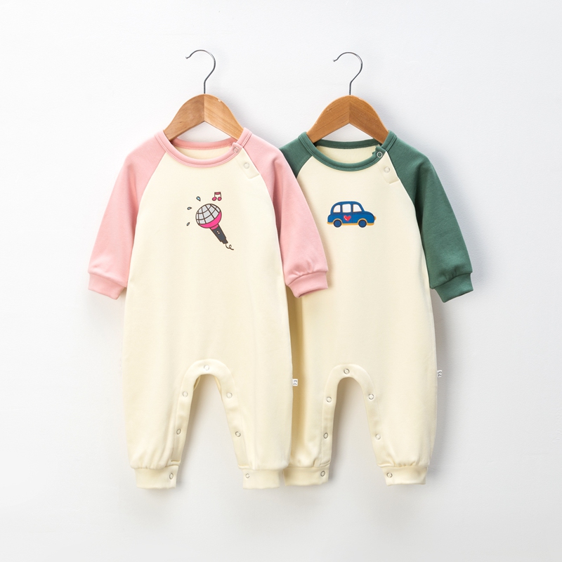 德绒婴儿连体衣服可爱超萌