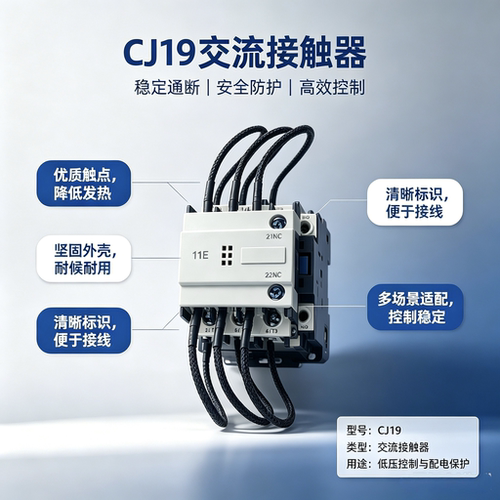 正江电气CJ19-63/21切换电容交流低压接触器CJ19-32 220V/380V