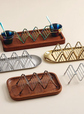 网红餐厅塔可薄饼架春卷架墨西哥TacoHolder煎饼架玉米卷架寿司架