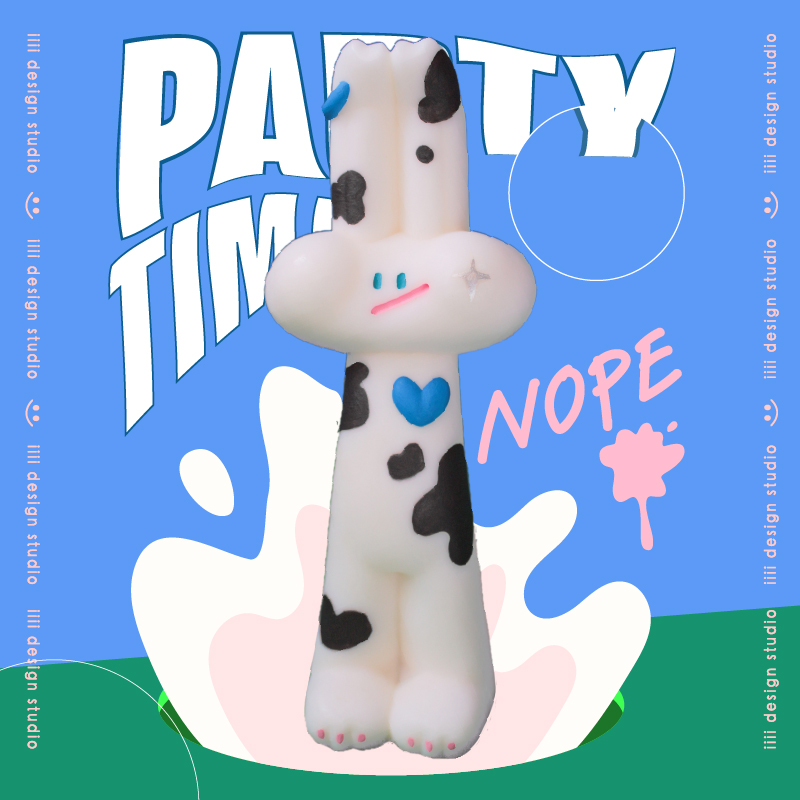 原创可爱奶牛香薰蜡烛小众礼物