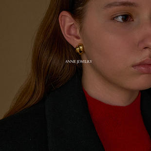 两款 Annie 镂空曲线几何线条造型耳钉 精致质感简约百搭 Jewelry