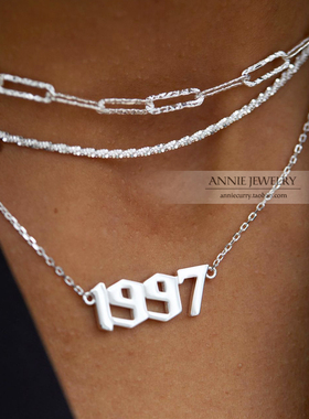 AnnieJewelry波光粼粼链条项链