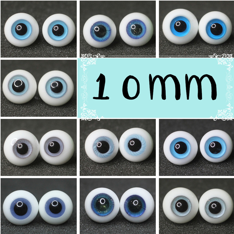 可儿眼睛浅蓝色星空玻璃bjd娃娃