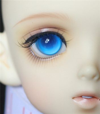 BJD娃娃天蓝色小虹膜玻璃眼睛