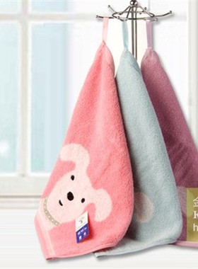 金号儿童毛巾纯棉洗脸家用MG6850正方形擦手巾婴幼儿宝宝专用方巾