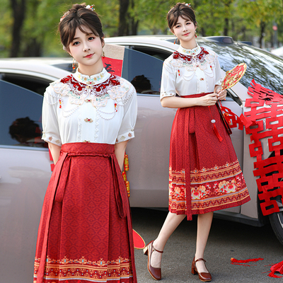 小个子敬酒服新娘大码胖mm订婚服