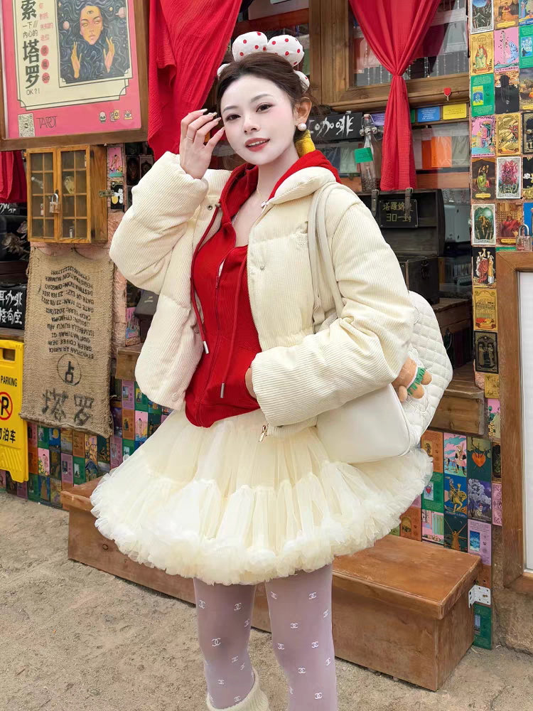 大人蓬蓬裙公主芭蕾风温柔纯欲甜美网纱蛋糕裙生日tutu短裙高腰女