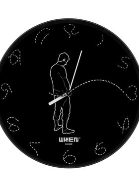 WHENWATCH小便乐趣时钟创意个性时尚余罪张一山小便手表同款挂钟