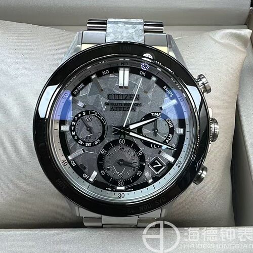 西铁城冰雪限量款GPS卫星电波钛合金男手表AT8284-61A/CC4076-65A