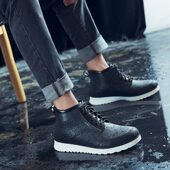 套鞋 四季 男 短筒防水鞋 中筒防滑保暖加棉可拆雨靴胶鞋 男士 低帮雨鞋