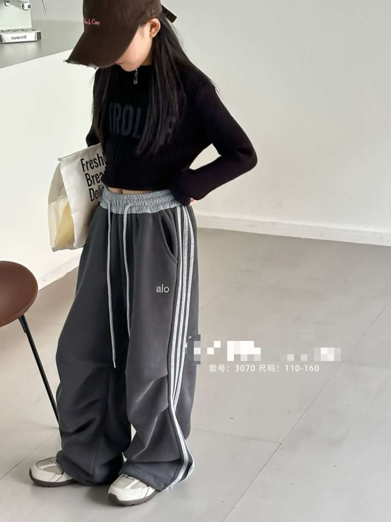 儿童韩版洋气双杠休闲简约一体绒卫裤运动裤,童装/婴儿装/亲子装,运动裤卫裤,淘宝优惠券,粉丝福利购,淘宝优惠卷