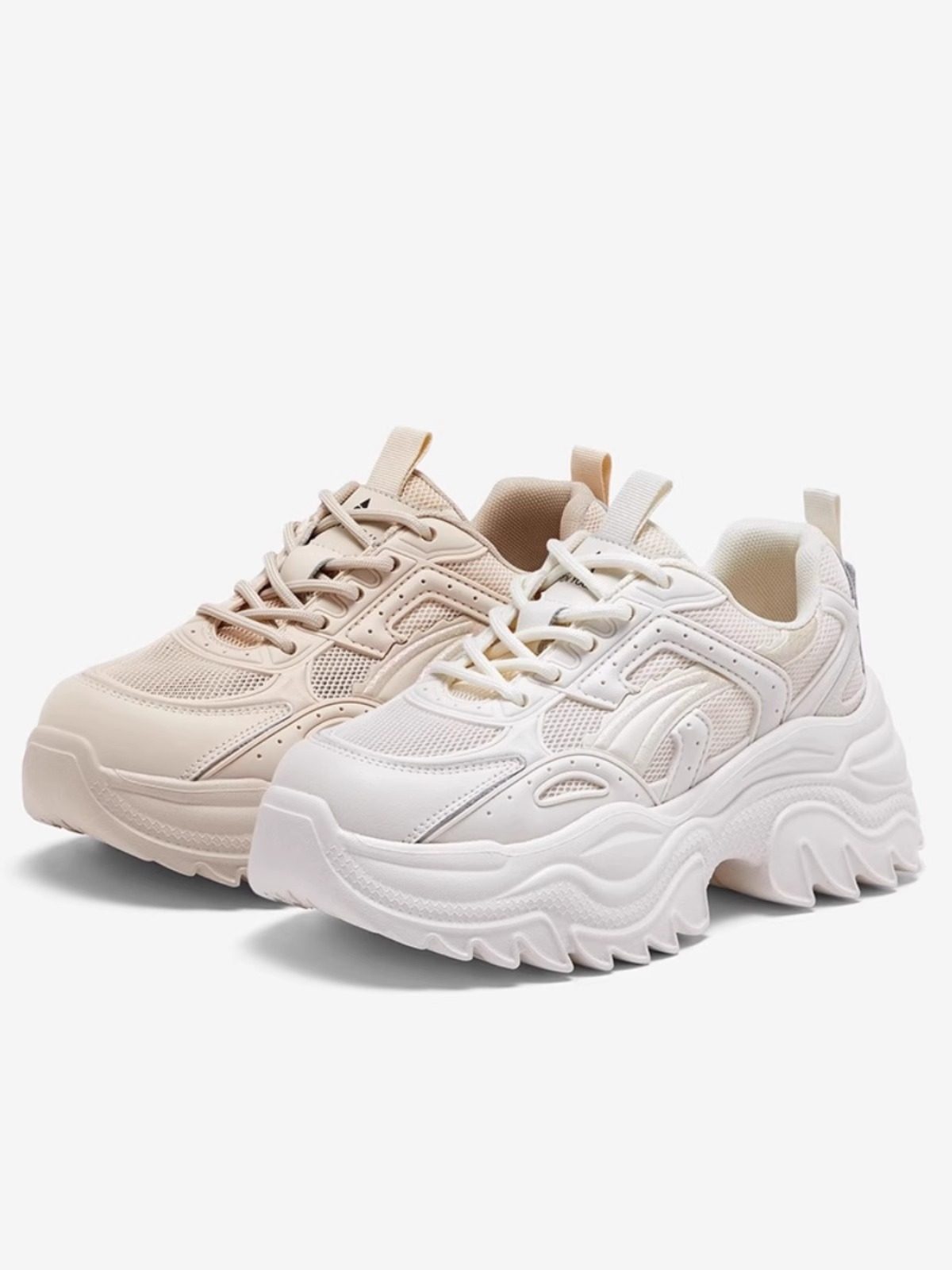 专柜正品百思图2024夏新款女鞋运动休闲老爹鞋厚底休闲鞋bb509bm4