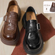 深口单鞋 专柜正品 F2M1DAM6 复古厚底乐福鞋 小皮鞋 百丽2026春款 女鞋