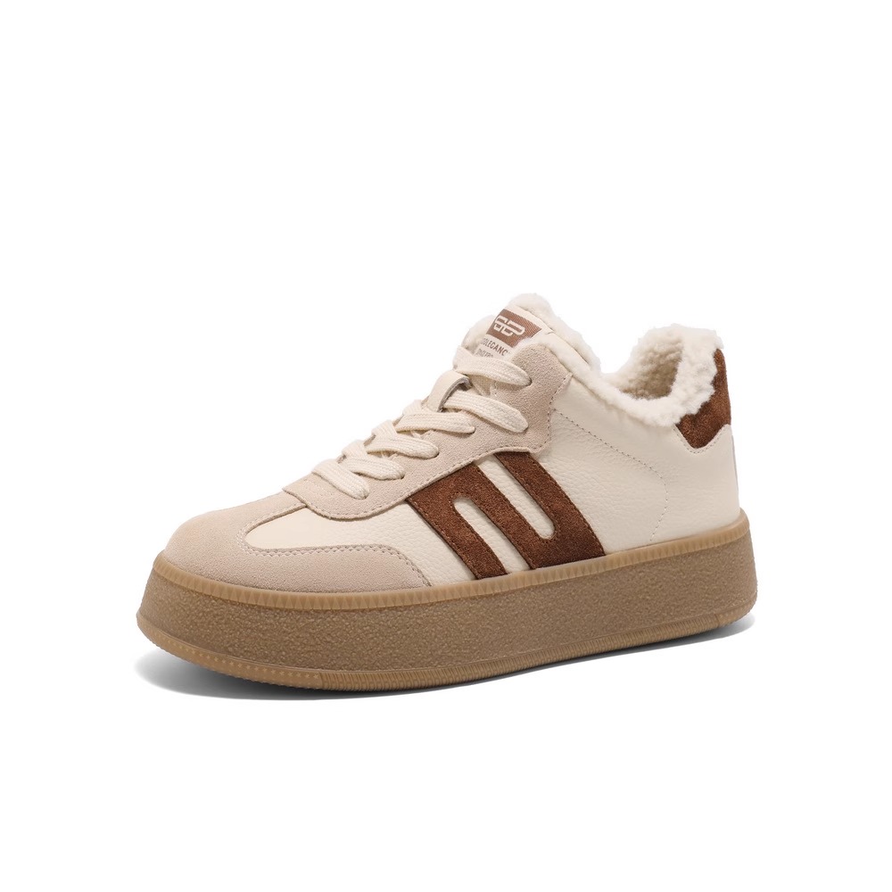 Belle百丽板鞋休闲厚底德训鞋