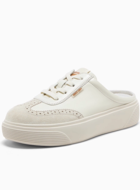 专柜正品拔佳2025秋新款女鞋凉拖鞋外穿一脚蹬休闲包头拖UUQ02CH5