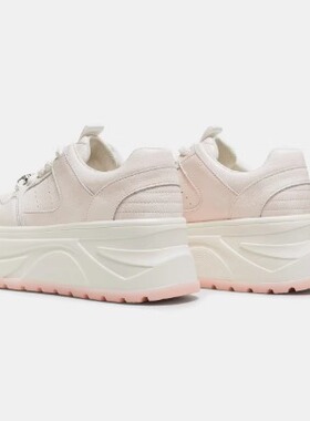 专柜正品他她2025秋季新款女鞋时尚厚底百搭休闲鞋板鞋CP202CM5