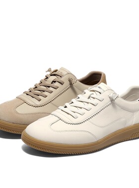 专柜正品森达2025秋季新款男鞋德训鞋时尚百搭休闲板鞋K5V01CM5