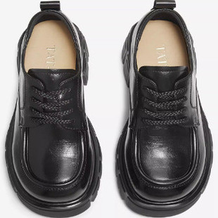 他她2026春款 通勤单鞋 女鞋 加绒增高牛津鞋 CHY05AM6 乐福鞋 专柜正品