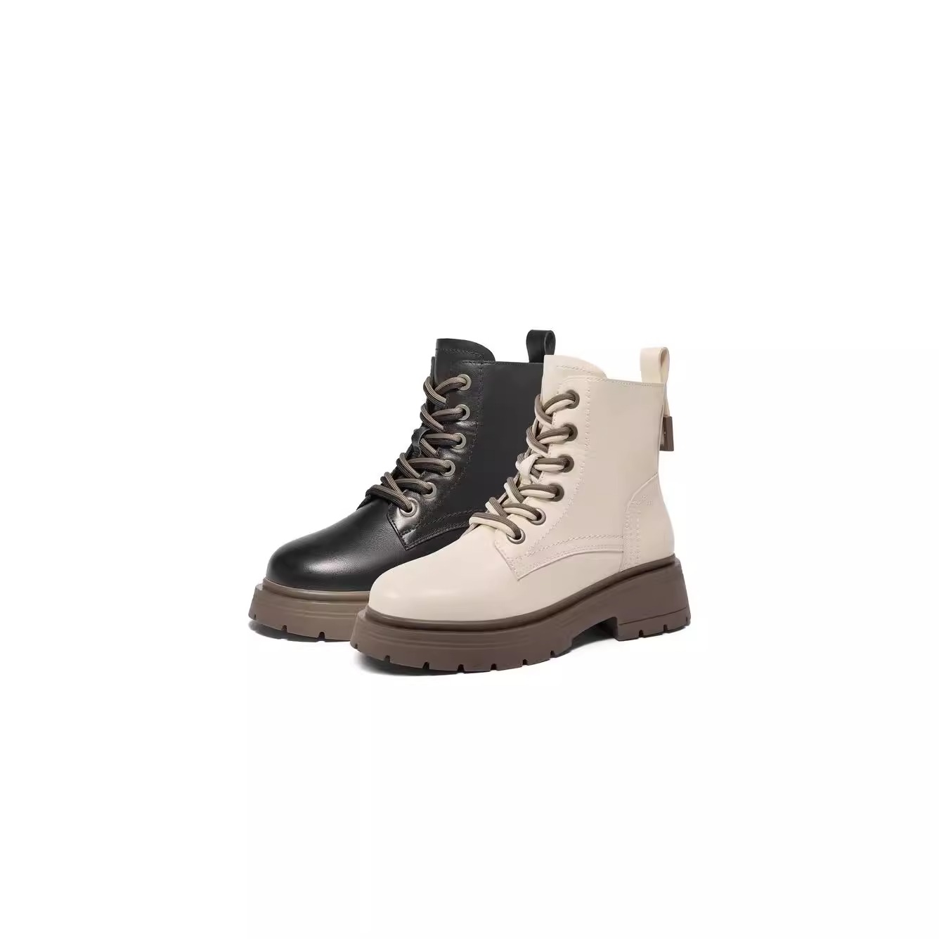 Belle/百丽马丁靴橡胶休闲短靴