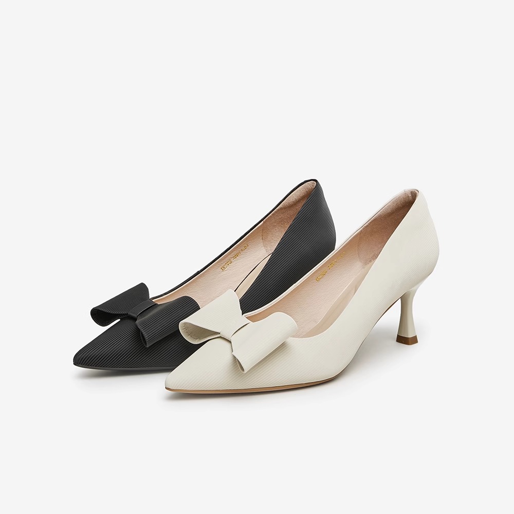 他她女春款浅口单鞋法式气质