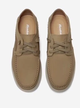 专柜正品拔佳2025夏季新款男鞋百搭休闲皮鞋通勤商务皮鞋C7692BM5