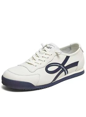 专柜正品百思图2026春款男商场德训鞋时尚复古运动鞋81898AM6