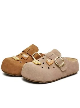 专柜正品天美意厚底勃肯包头半拖鞋女休闲单鞋2026春款BM143BH6