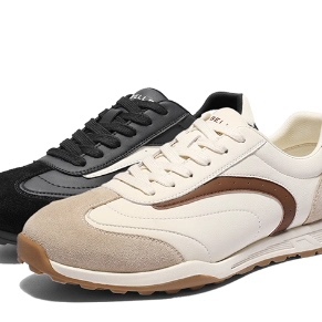 专柜正品百丽2026春季新款男鞋慢跑休闲运动鞋阿甘德训鞋A2311AM6