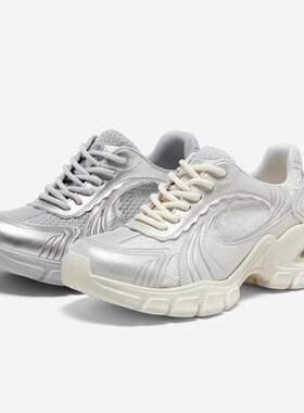 专柜正品拔佳2025秋款女鞋高街老爹鞋厚底增高运动休闲鞋11719CM5