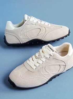 专柜正品天美意2025秋新款女鞋软底复古德训鞋休闲运动鞋KG121CM5