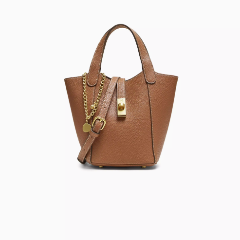 他她时尚百搭水桶包新款单肩包