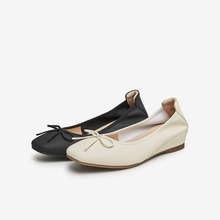 专柜正品Tata他她2024春简约通勤单鞋女浅口一脚蹬晚晚鞋WZL03AQ4