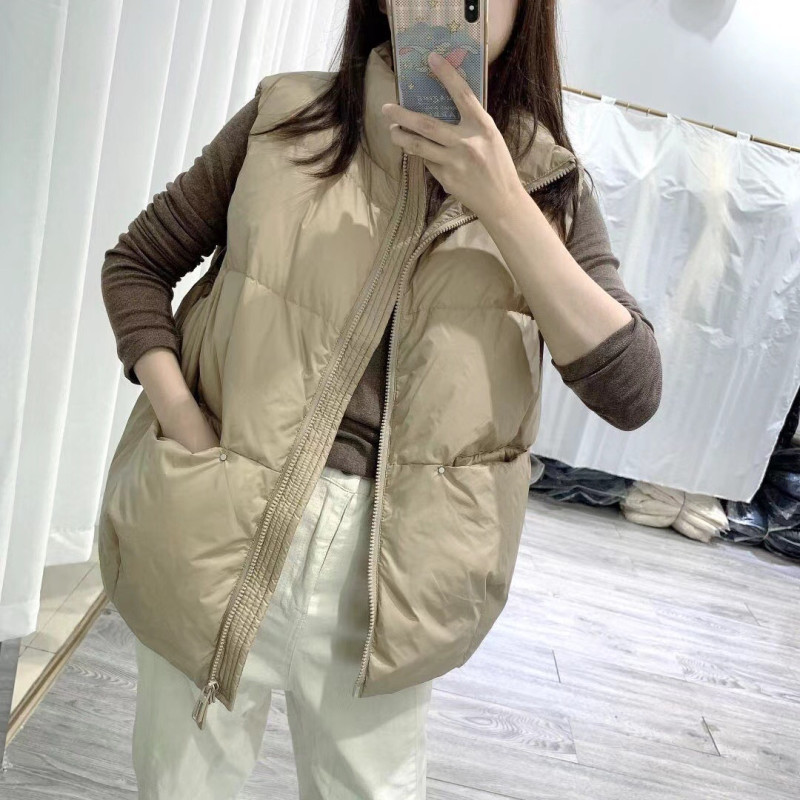 羽绒服马甲2020秋冬新款白鸭绒保暖韩版百搭小个子拉链坎肩外套女