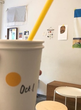 INS郁金香黄色吸管细长冷饮热饮吸管咖啡奶茶一次性塑料吸管高温