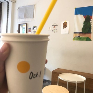 INS郁金香黄色吸管细长冷饮热饮吸管咖啡奶茶一次性塑料吸管高温