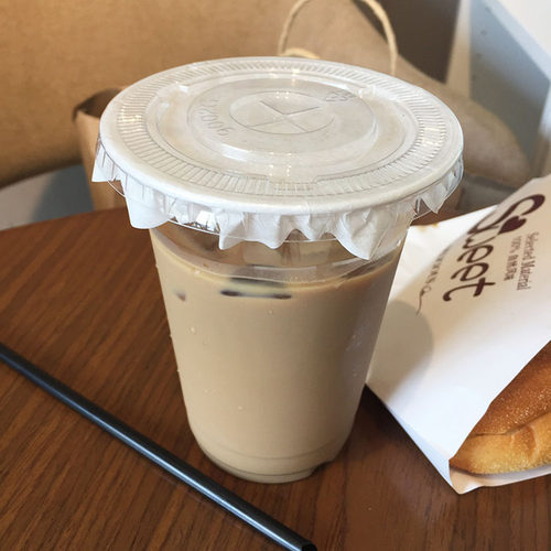 韩式咖啡厅INS风花边防漏纸咖啡奶茶杯口密封纸杯盖防漏装饰纸 - 封面