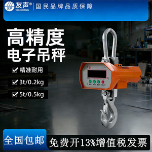 友声高精度5吨0.5kg3T0.2kg吊秤