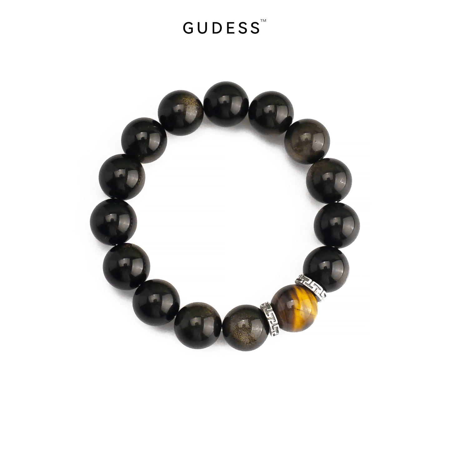 GUDESS原创黑曜石手串