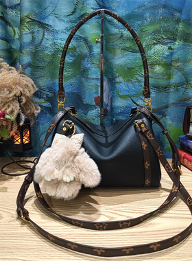 头层牛皮EXPRESS平替版2025包包新款枕头单肩通勤高级复古斜挎包