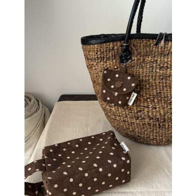 OneBlueNook化妆收纳包波点日系