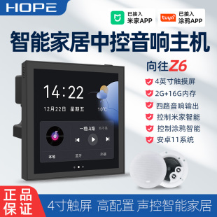 Z6智能家居语音声控背景音乐主机吸顶音响蓝牙控制器 Hope向往Z5