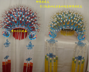 神帽凤冠戏剧用品寺庙宇神像帽子娘娘王母神帽子定做各种尺寸凤冠