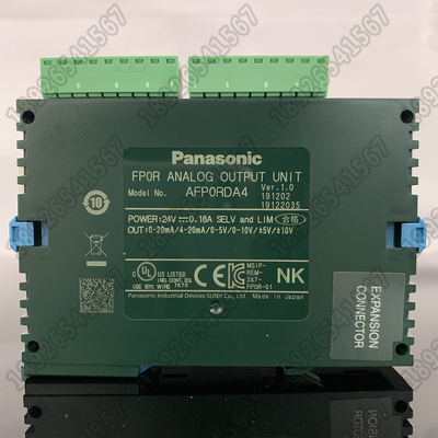 松下模拟量4路输出模块AFP0RDA4/FP0R-DA4代替FP0-A04V/FP0-A04I