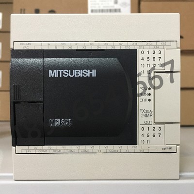 原装三菱24点PLC FX3GA-24MR-CM代替代替FX1N-24MR-001,FX3G-24MR