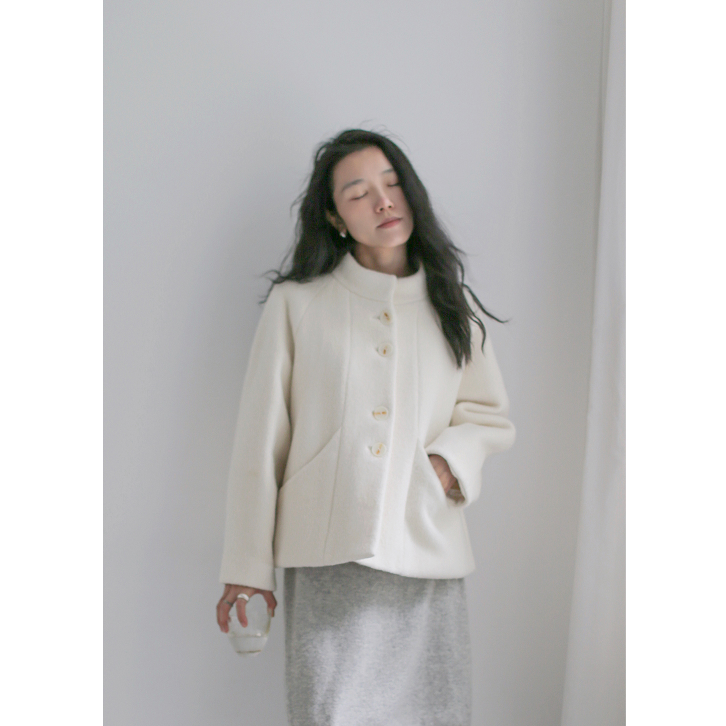 新款呢子高级感双面羊毛秋冬