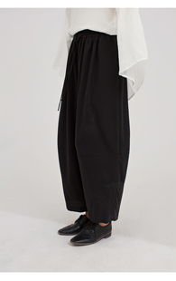 山本阔腿裤痞雅裤宽松bf慵懒风YUANYIN原隐时尚洋气黑简约又a又飒