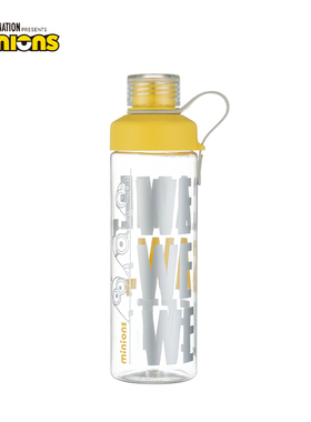 正品小黄人联名大容量冷水杯耐高温简约款塑料员工福利MN-JSTB01