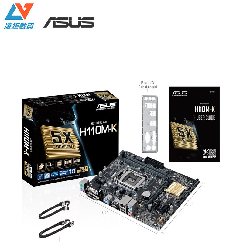 Asus/ ASUS H110M-K DDR4 Memory Six generation motherboard Support Core I3 6100in the Computer Hardware/Monitor/Computer Peripherals , Motherboard  category - from Buy2taobao.com to provide professional Taobao agent buy service