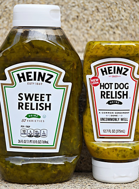 美国亨氏热狗香肠调味酱甜酸黄瓜蓉酱汉堡酱HEINZ HOT DOG RELISH