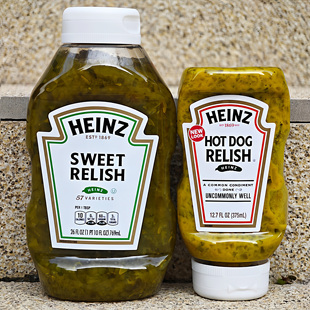 RELISH DOG 美国亨氏热狗香肠调味酱甜酸黄瓜蓉酱汉堡酱HEINZ HOT